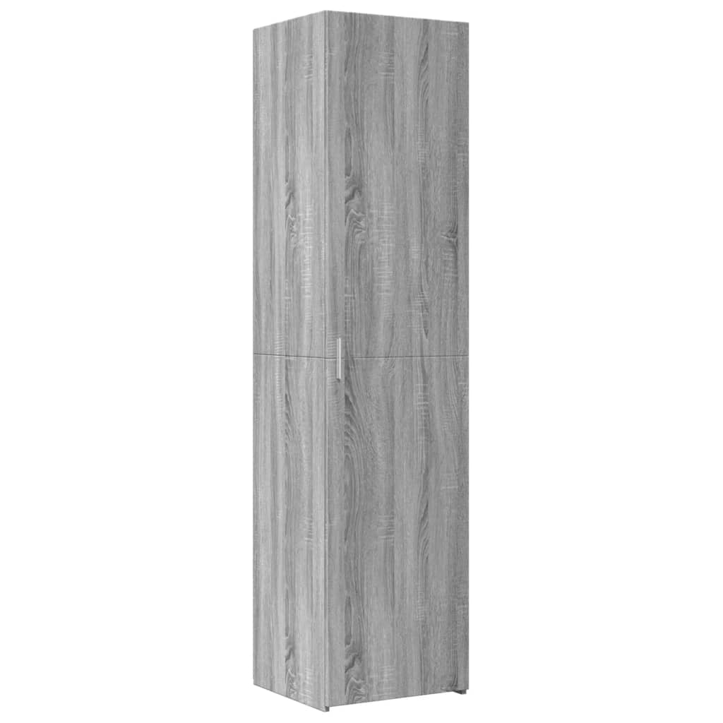 Highboard Grey Sonoma 45x42.5x185 cm Engineered Wood